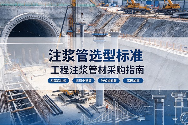 营山注浆管选型标准