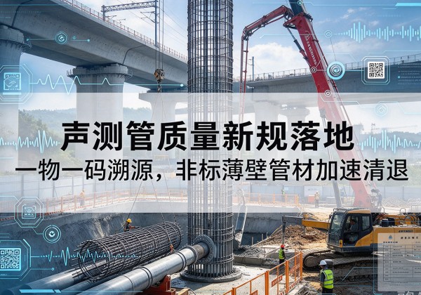 营山声测管质量新规落地，一物一码溯源，非标薄壁管材加速清退
