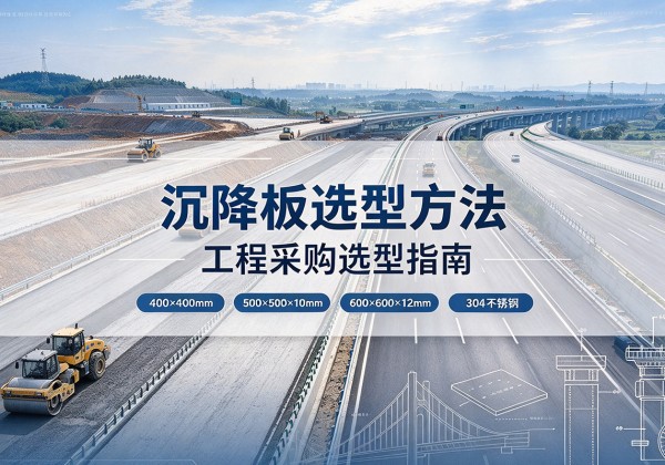 营山沉降板选择方法
